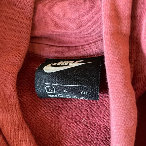 *sold on Mercari Nike Women's Hoodie in Dusty Pink Size small Used - Picture 3 of 3